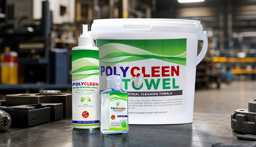 Polycleen — Professional Industrial Cleaners, Resin Wipes & Sanitizing Solutions